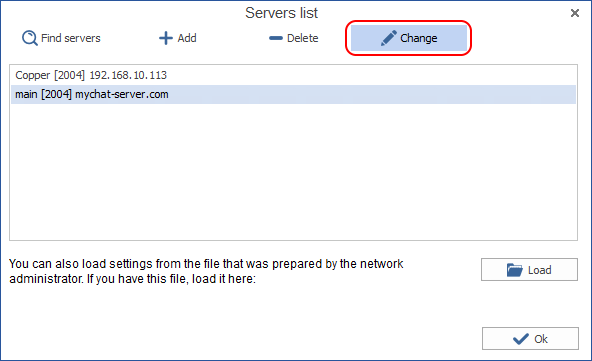change-server
