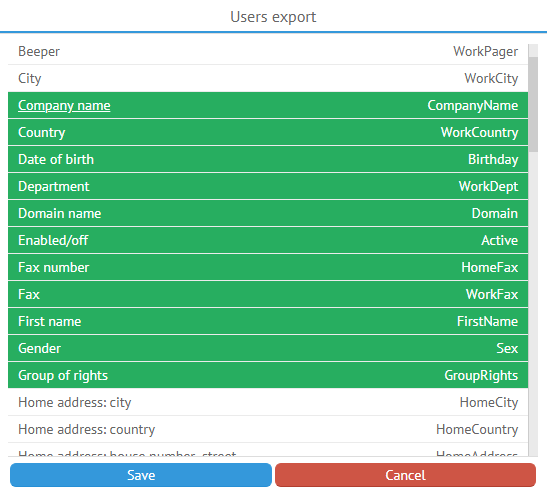 export